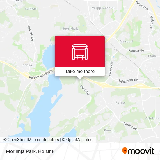 Merilinja Park map