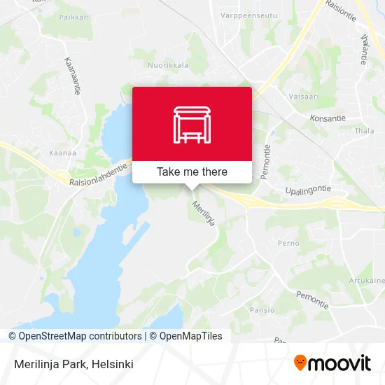 Merilinja Park map