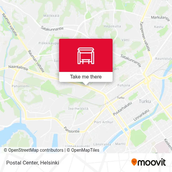 Postal Center map