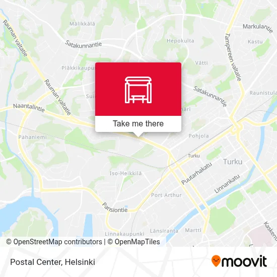Postal Center map