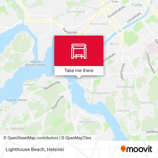 Lighthouse Beach map