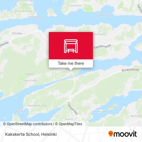 Kakskerta School map