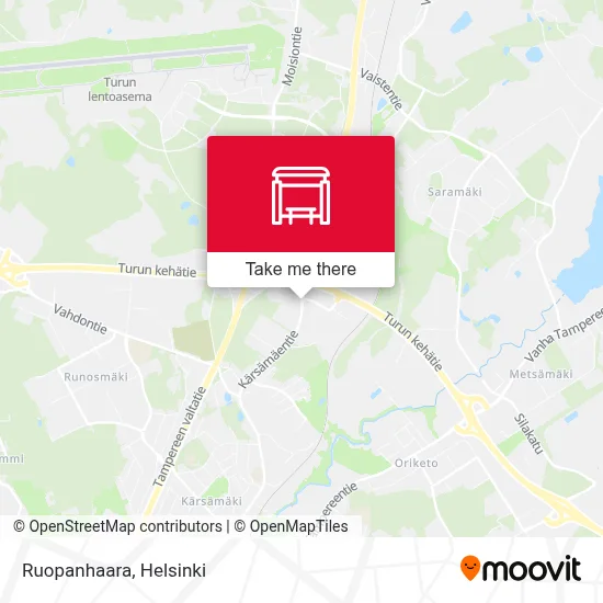 Ruopanhaara map