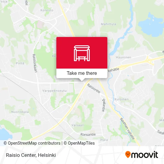 Raisio Center map