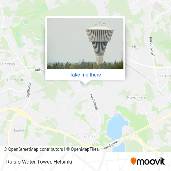 Raisio Water Tower map