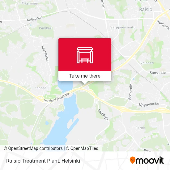 Raisio Treatment Plant map