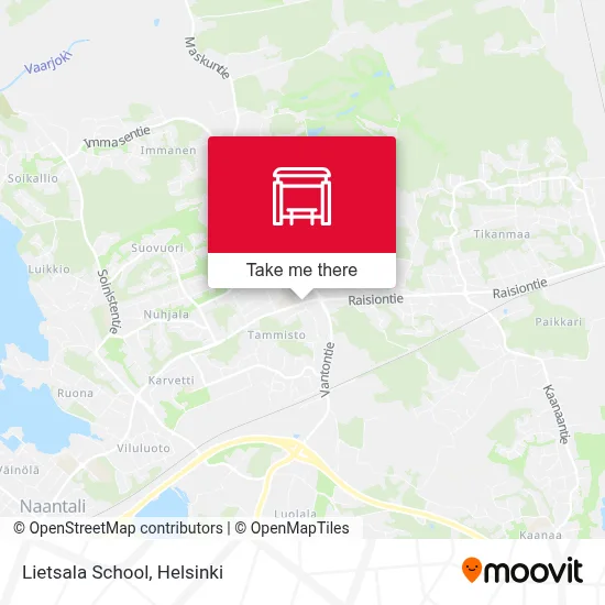 Lietsala School map