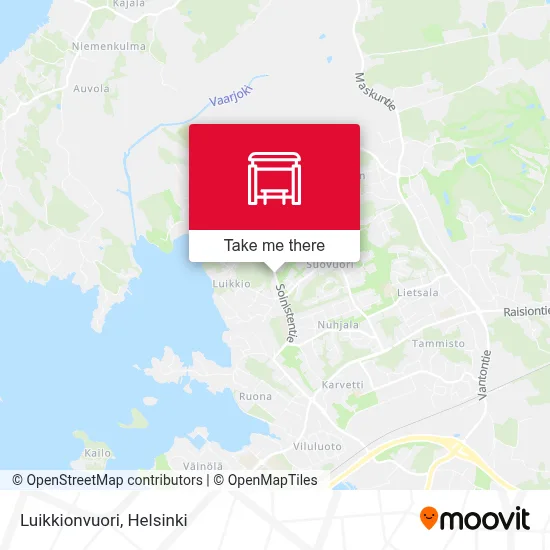 Luikkionvuori map