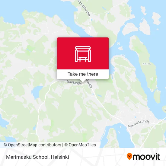 Merimasku School map