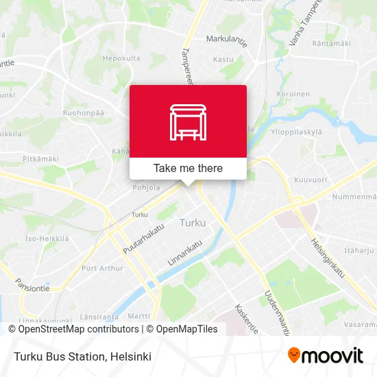 Turku Bus Station map