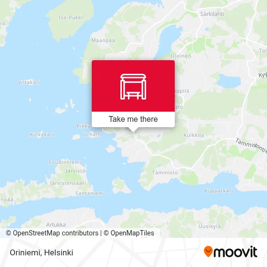 Oriniemi map