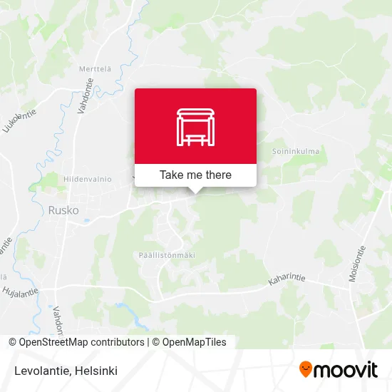 Levolantie map