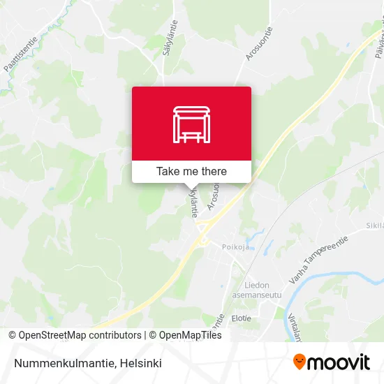 Nummenkulmantie map