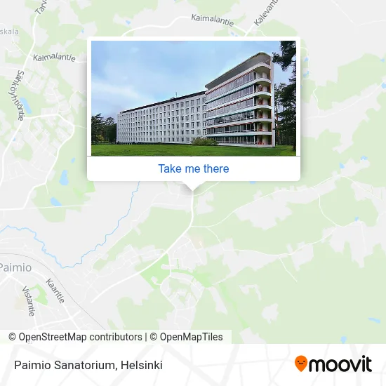 Paimio Sanatorium map