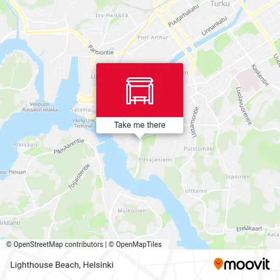 Lighthouse Beach map