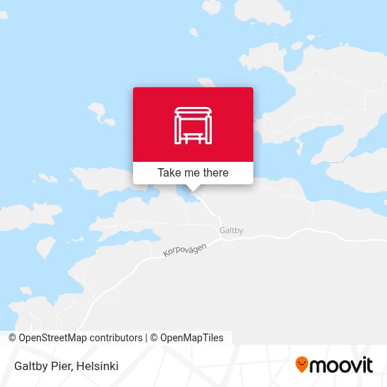 Galtby Pier map
