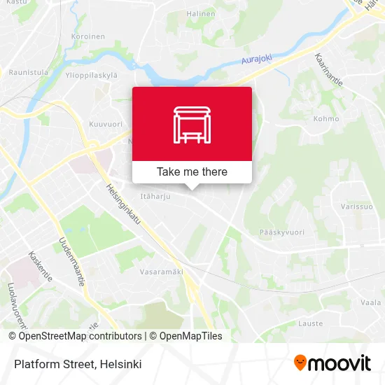 Platform Street map