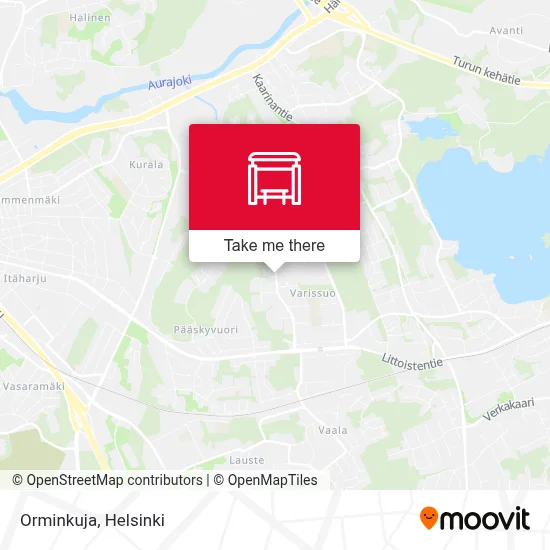 Orminkuja map