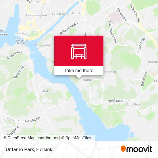 Uittamo Park map