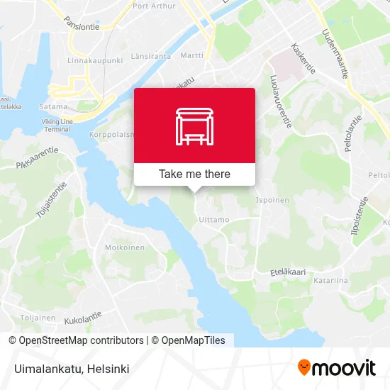 Uimalankatu map