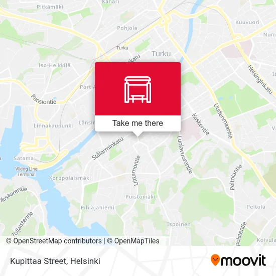 Kupittaa Street map