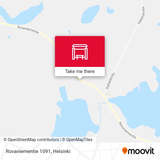 Rovaniementie 1091 map