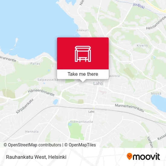 Rauhankatu West map