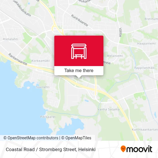 Coastal Road / Stromberg Street map