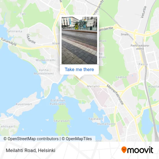 Meilahti Road map