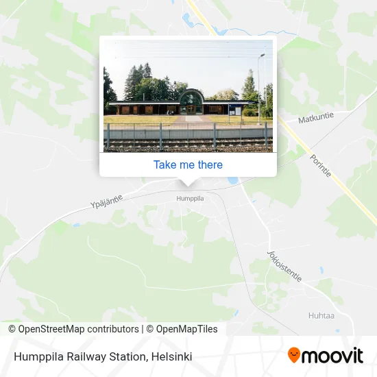 Humppila Railway Station map