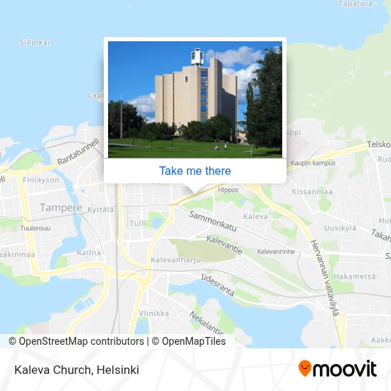 Kaleva Church map