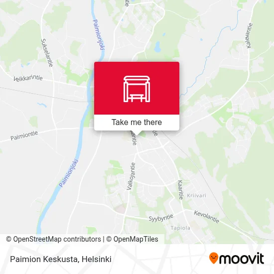 Paimion Keskusta map