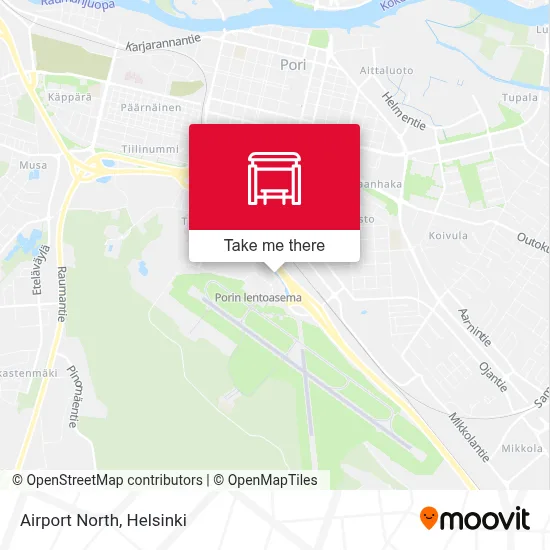 Airport North map