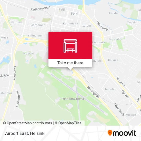 Airport East map