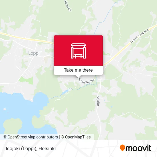 Isojoki (Loppi) map