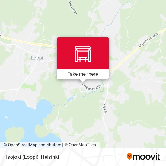 Isojoki (Loppi) map