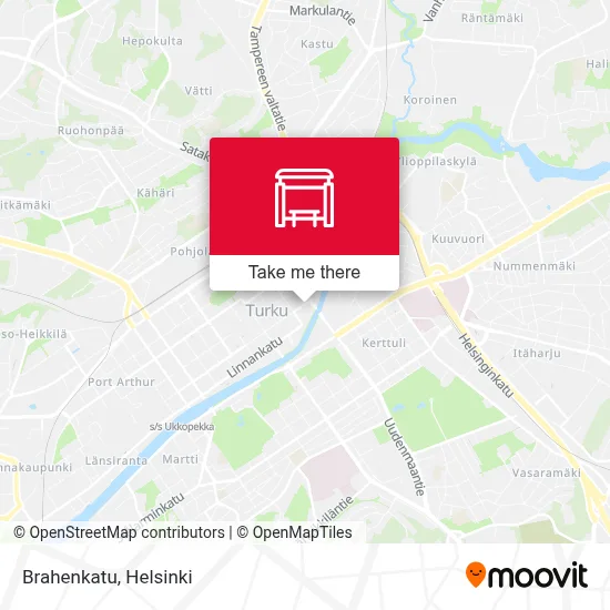 Brahenkatu map