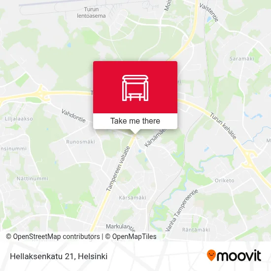 Hellaksenkatu 21 map