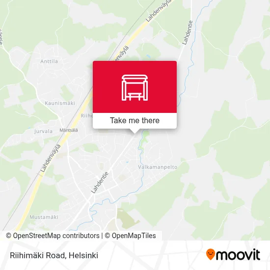 Riihimäki Road map