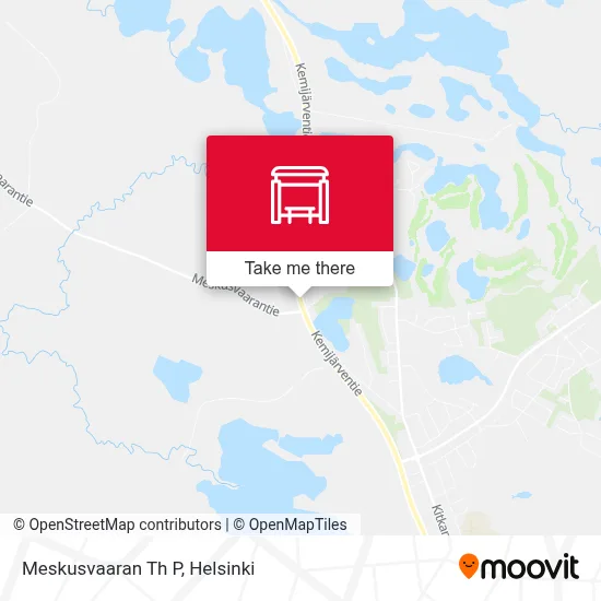 Meskusvaara Intersection N map