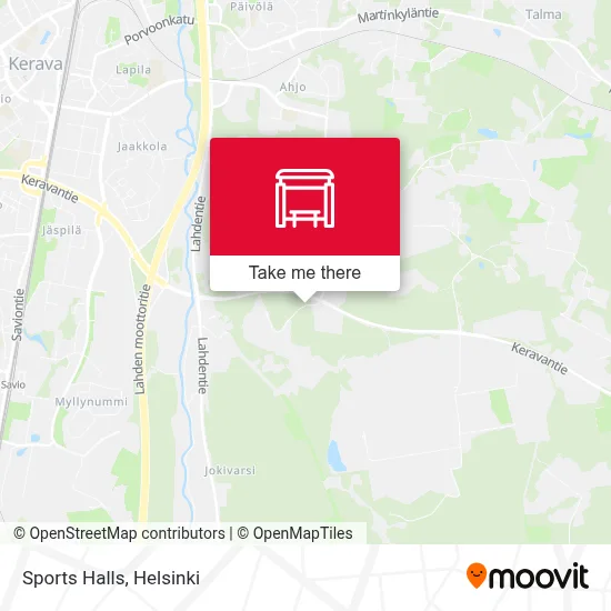 Sports Halls map