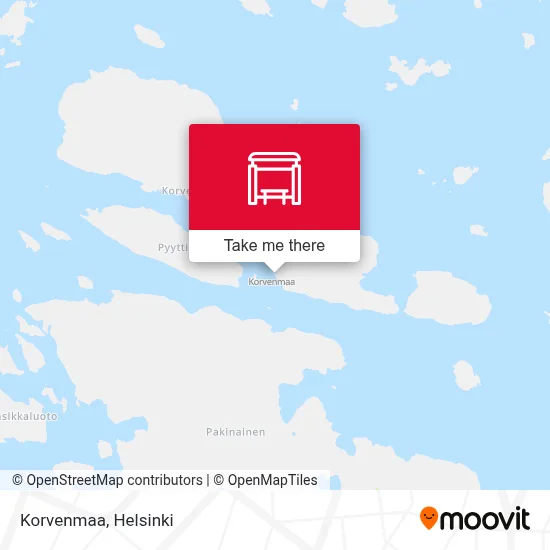 Korvenmaa map