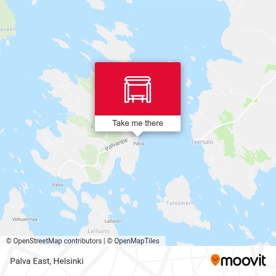 Palva East map
