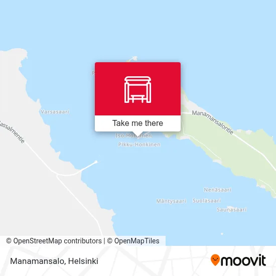 Manamansalo map