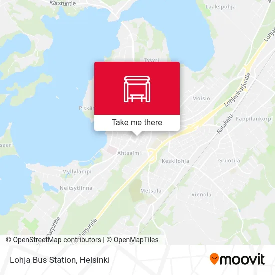 Lohja Bus Station map