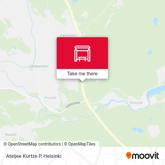 Ateljee Kurtze P map