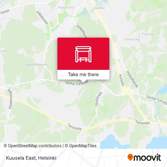 Kuusela East map