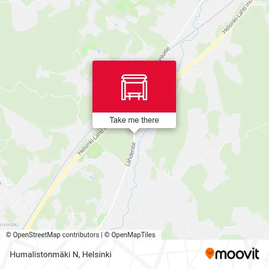 Humalistonmäki N map