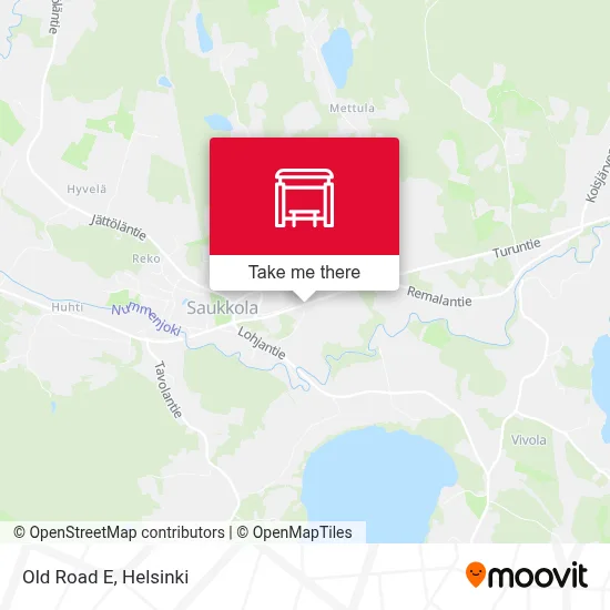 Old Road E map