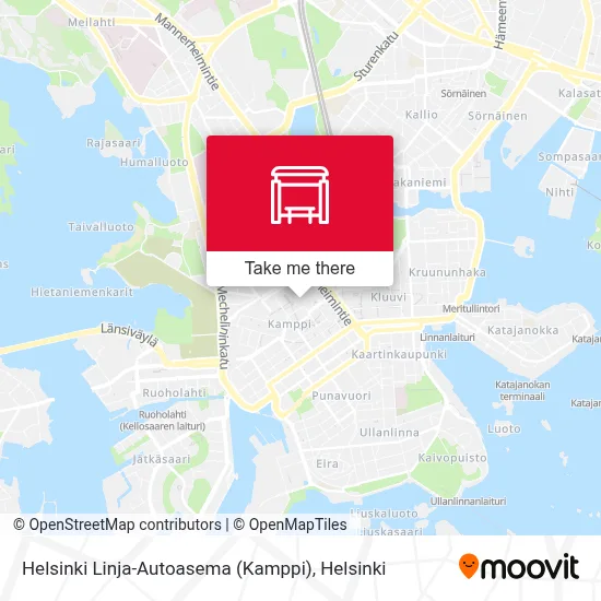 Helsinki Linja-Autoasema (Kamppi) map